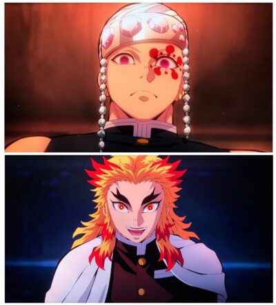 煉獄杏寿郎と宇髄天元強さはどっちが上か？上弦の参「猗窩座」と上弦の